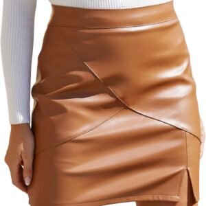 Women Leather Skirt