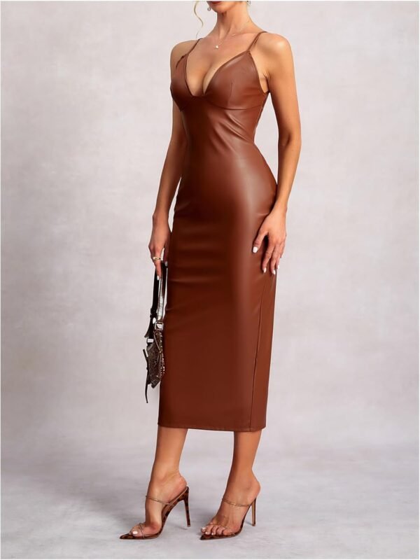 Women Leather Dress