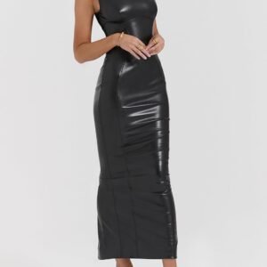 Women Leather Dress