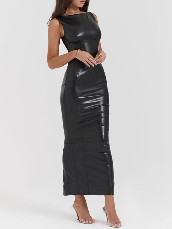Women Leather Dress