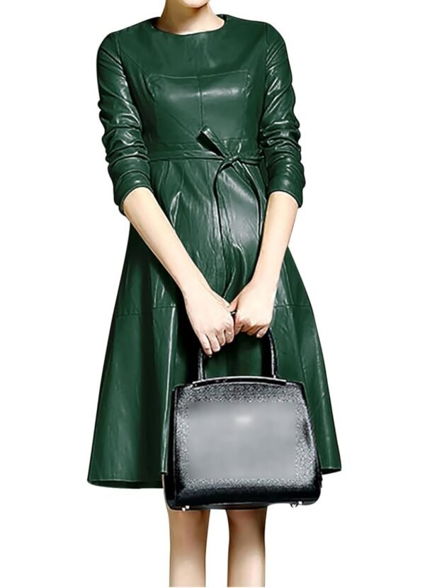Women Leather Dress