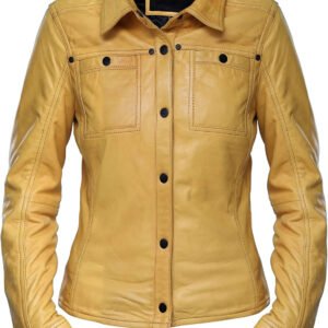 Women Leather Shirt