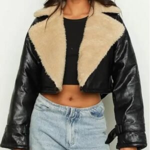 PU leather jacket