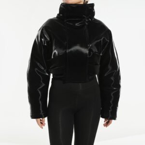 PU leather jacket