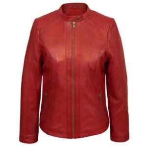 PU leather jacket