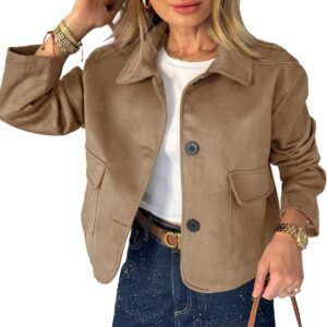 Women Suede Jacket