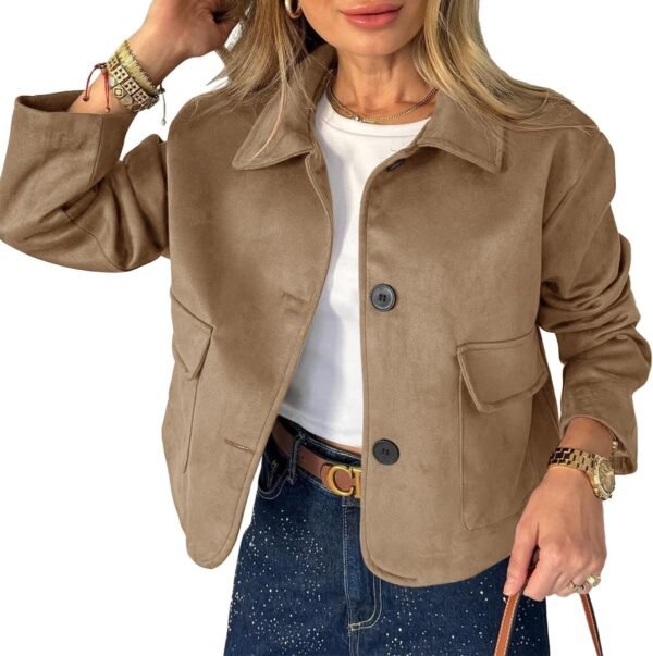 Women Suede Jacket