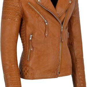 PU leather jacket