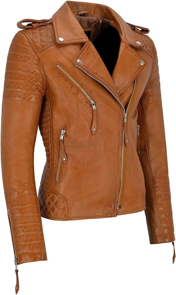 PU leather jacket