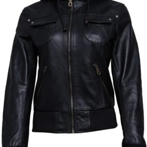 Women Biker Leather Jacket