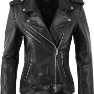 Women Biker Leather Jacket
