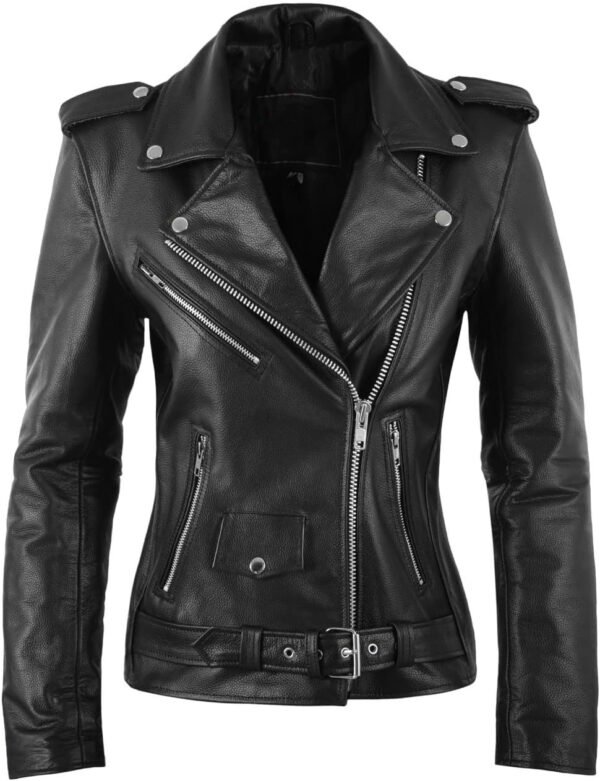 Women Biker Leather Jacket