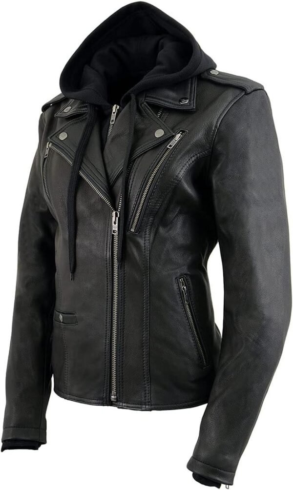 Women Biker Leather Jacket