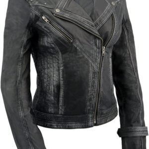 Women Biker Leather Jacket