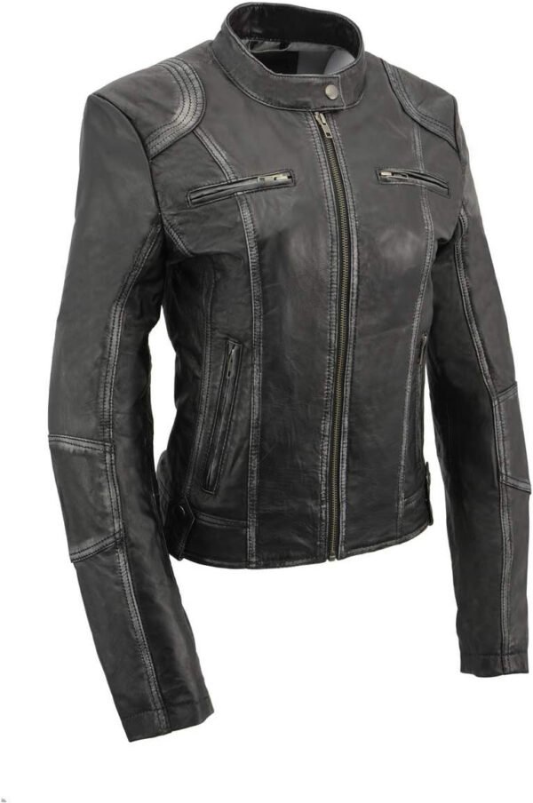 Women Biker Leather Jacket