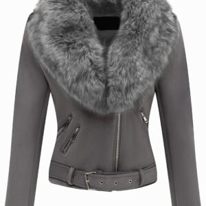 Shearling Leather Fashion Jacket