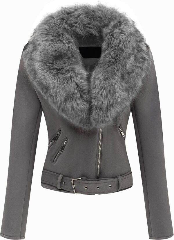 Shearling Leather Fashion Jacket