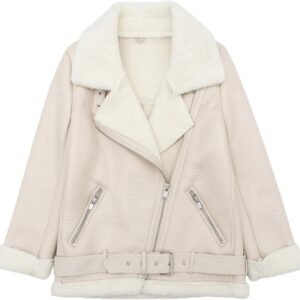 Shearling Leather Fashion Jacket