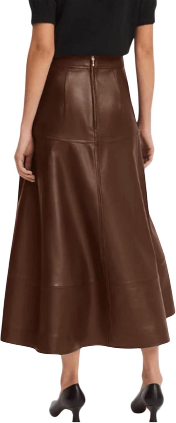 Women Leather Skirt - Image 2
