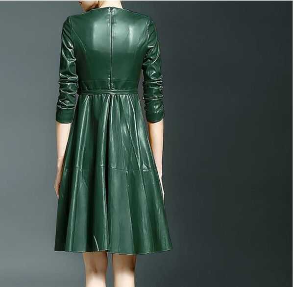 Women Leather Dress - Image 2