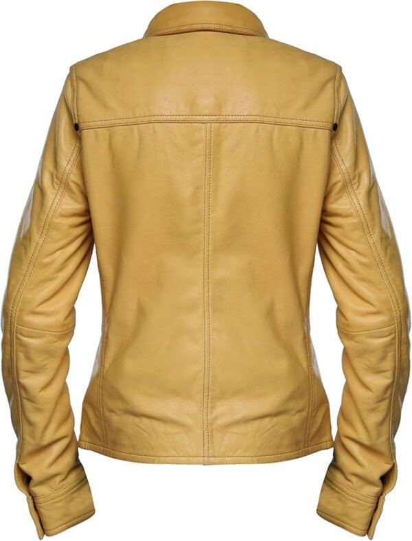 Women Leather Shirt - Image 2