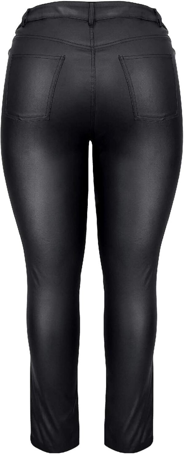 Women Leather Pants - Image 2