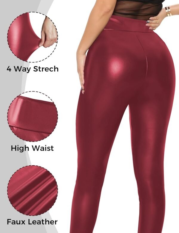 Women Leather Pants - Image 2