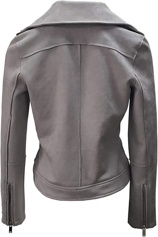Women Suede Jacket - Image 2