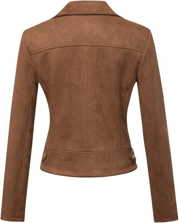 Women Suede Jacket - Image 2