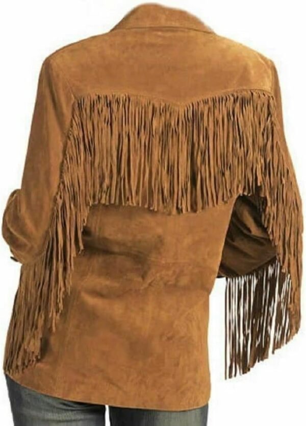 Women Suede Jacket - Image 2