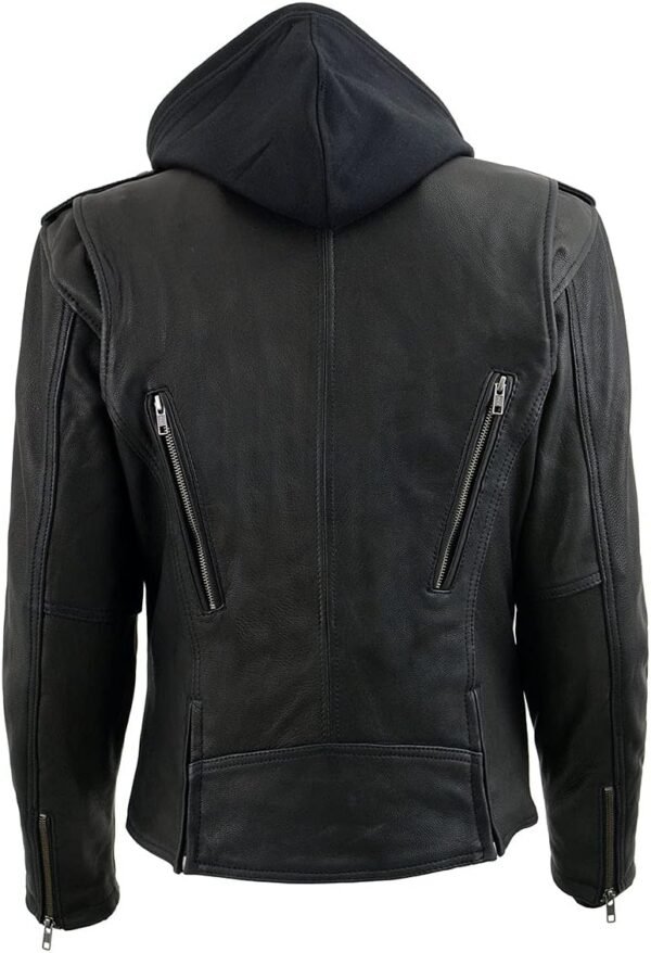 Women Biker Leather Jacket - Image 2