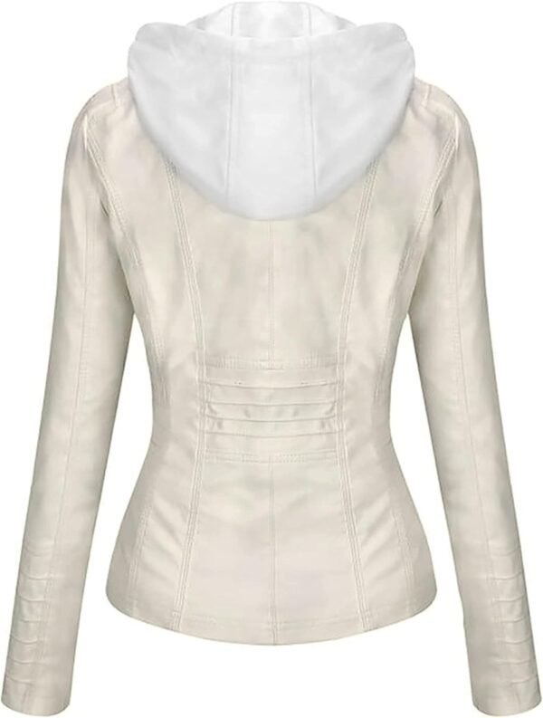 Women Biker Leather Jacket - Image 2