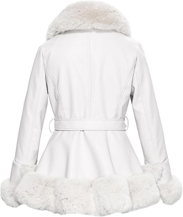 Shearling Leather Fashion Jacket - Image 2
