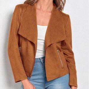 Women Suede Jacket