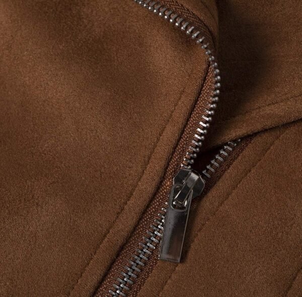 Women Suede Jacket - Image 3