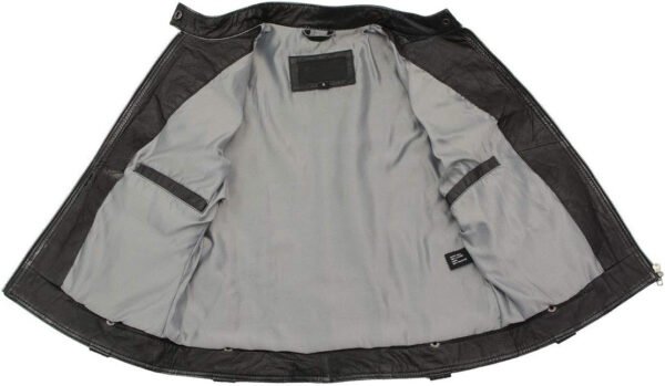 Women Biker Leather Jacket - Image 3