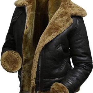 Shearling Leather Fashion Jacket