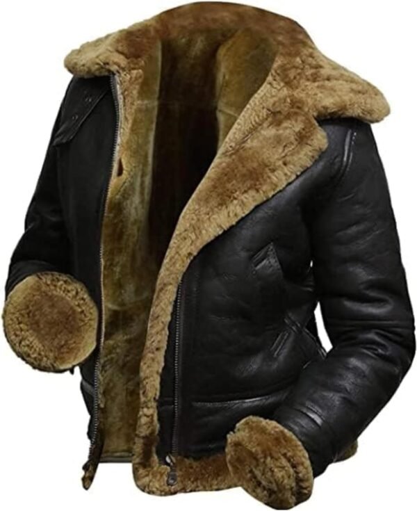 Shearling Leather Fashion Jacket