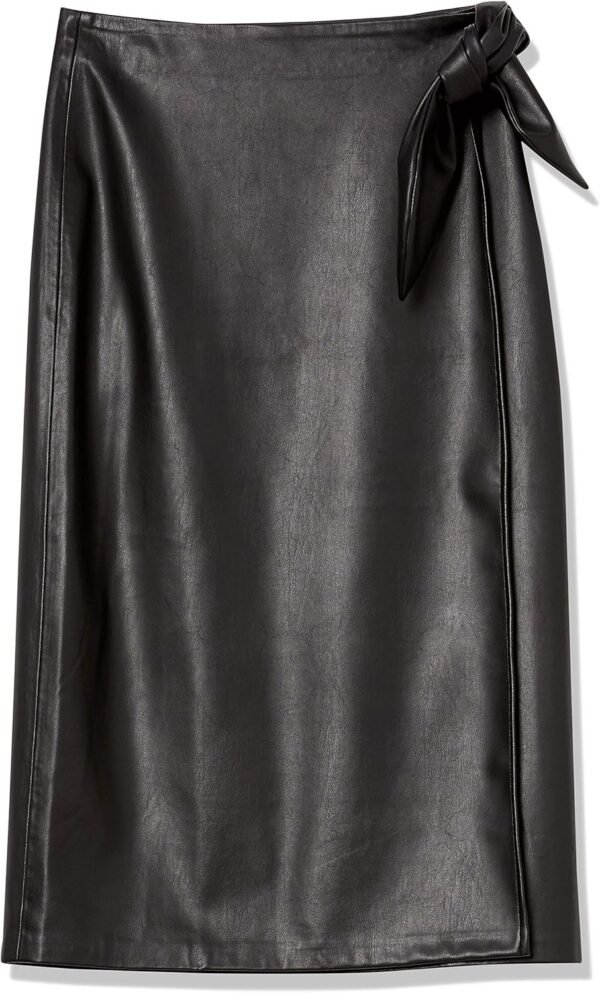 Women Leather Skirt - Image 3