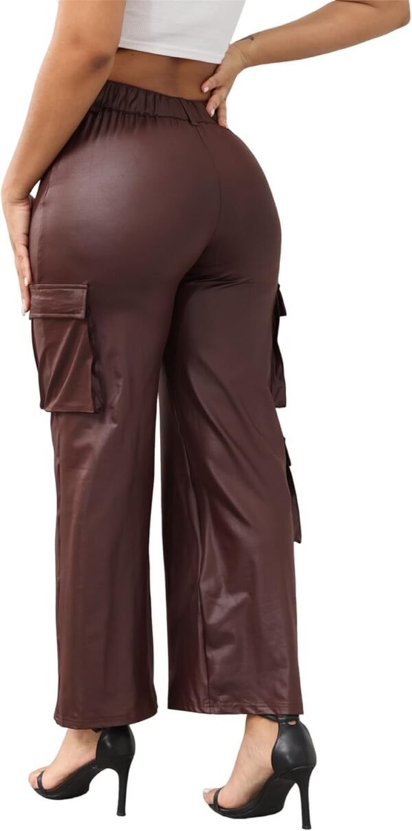 Women Leather Pants - Image 3