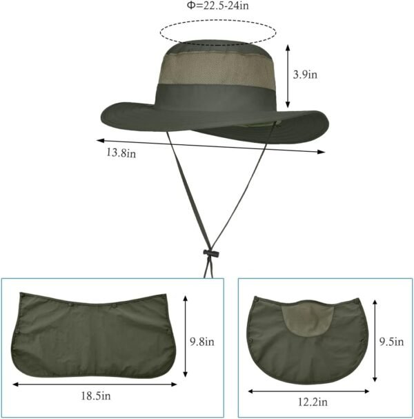 Unisex Hat With Mask - Image 3
