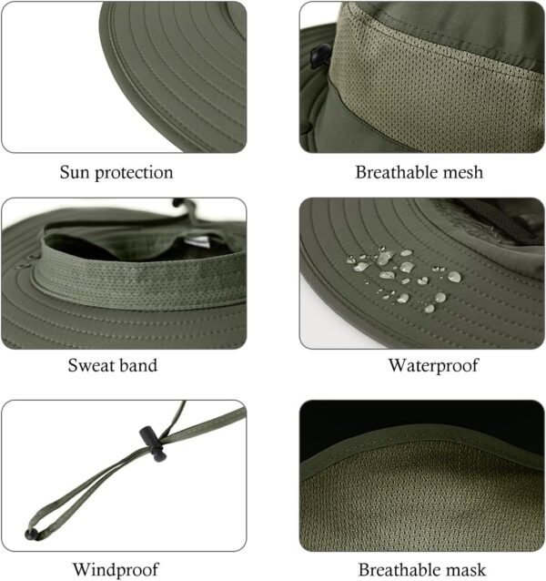 Unisex Hat With Mask - Image 4