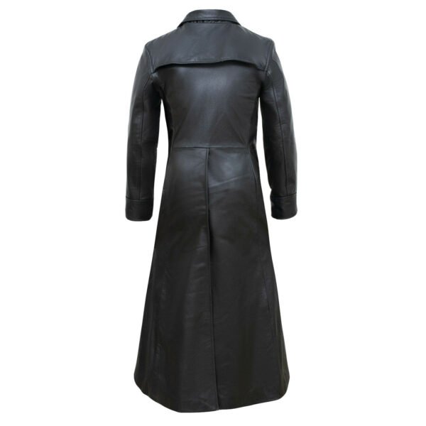 Leather Long Coat - Image 2