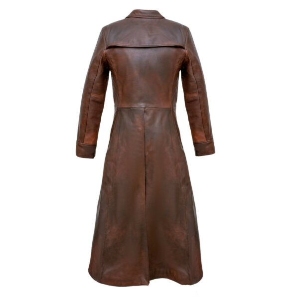 Leather Long Coat - Image 2
