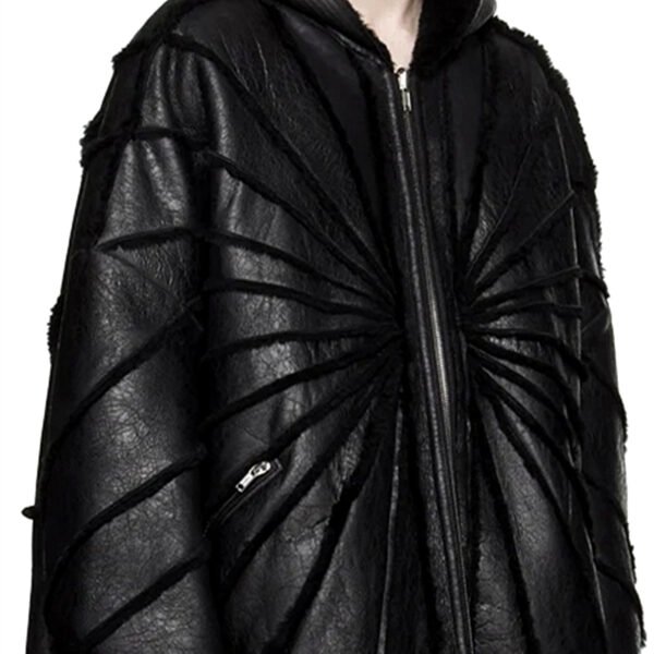 Leather Long Coat - Image 2